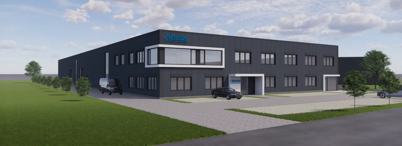 Produktions- und Lagerhalle mit Büro- und Sozialbereich